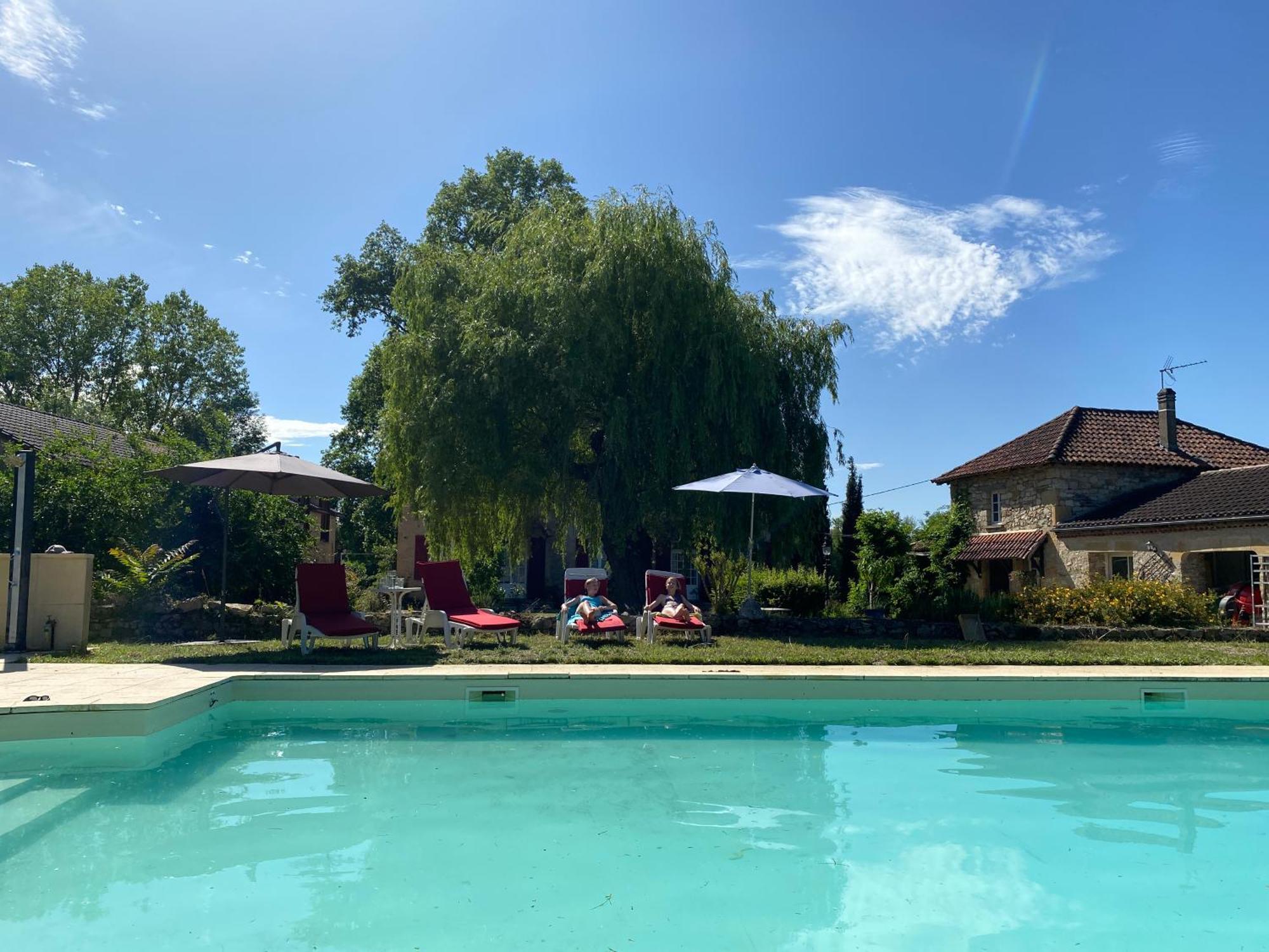 Villa Sfeervol Vakantiehuis Op Landgoed Aan De Dordogne Prudhomat Exterior foto