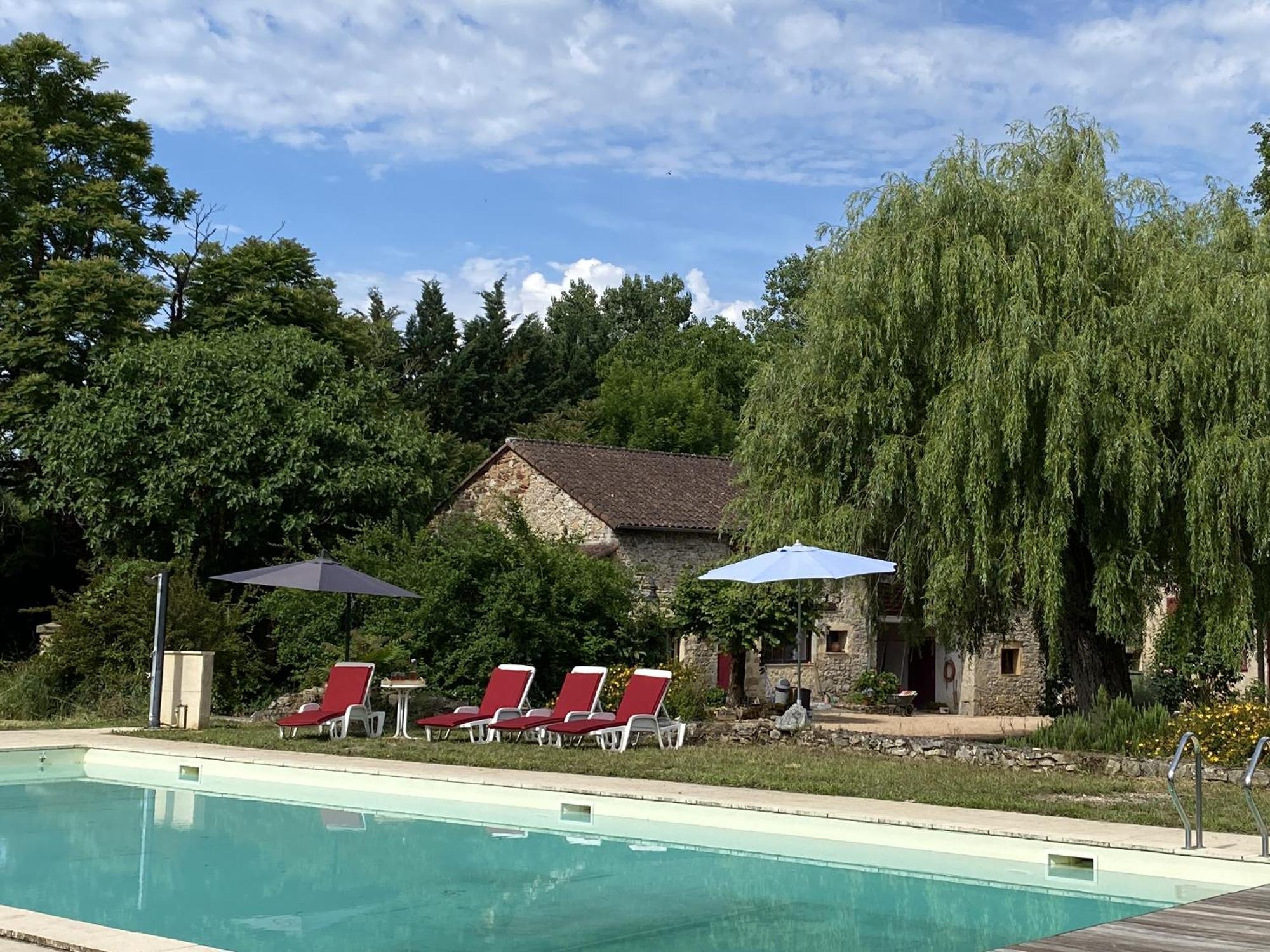 Villa Sfeervol Vakantiehuis Op Landgoed Aan De Dordogne Prudhomat Exterior foto